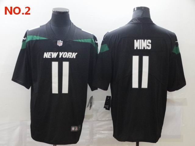 Men's New York Jets #11 Denzel Mims Jersey NO.2;